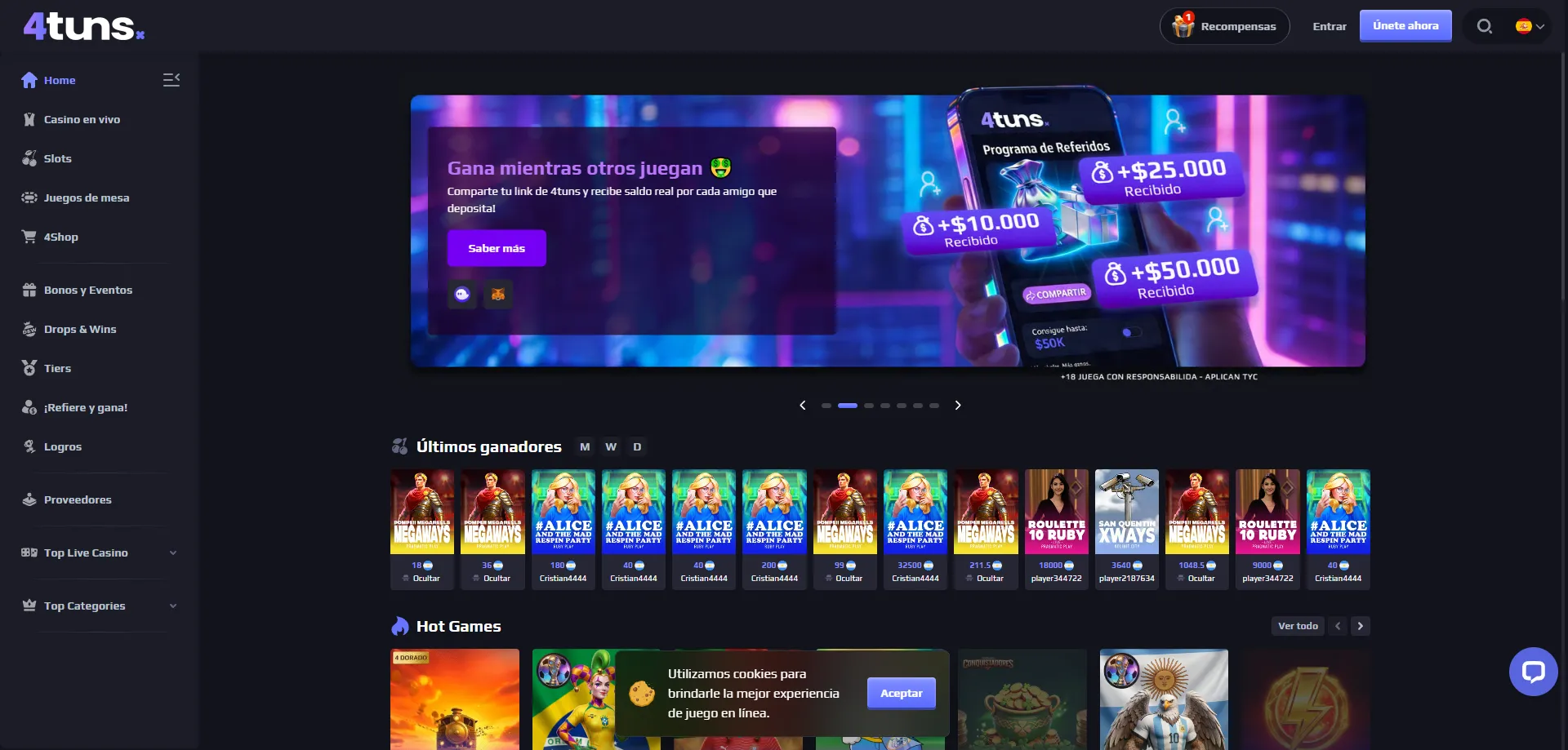 4tuns Casino Chile &ndash; plataforma de juegos en l&iacute;nea confiable 2026